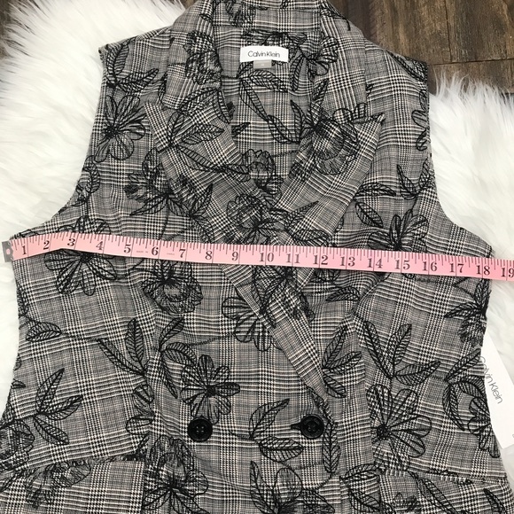 Calvin Klein Sleeveless Embroidered Dress - Picture 7 of 8